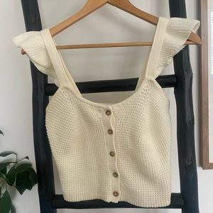 Urban Outfitters Cropped Knit Top